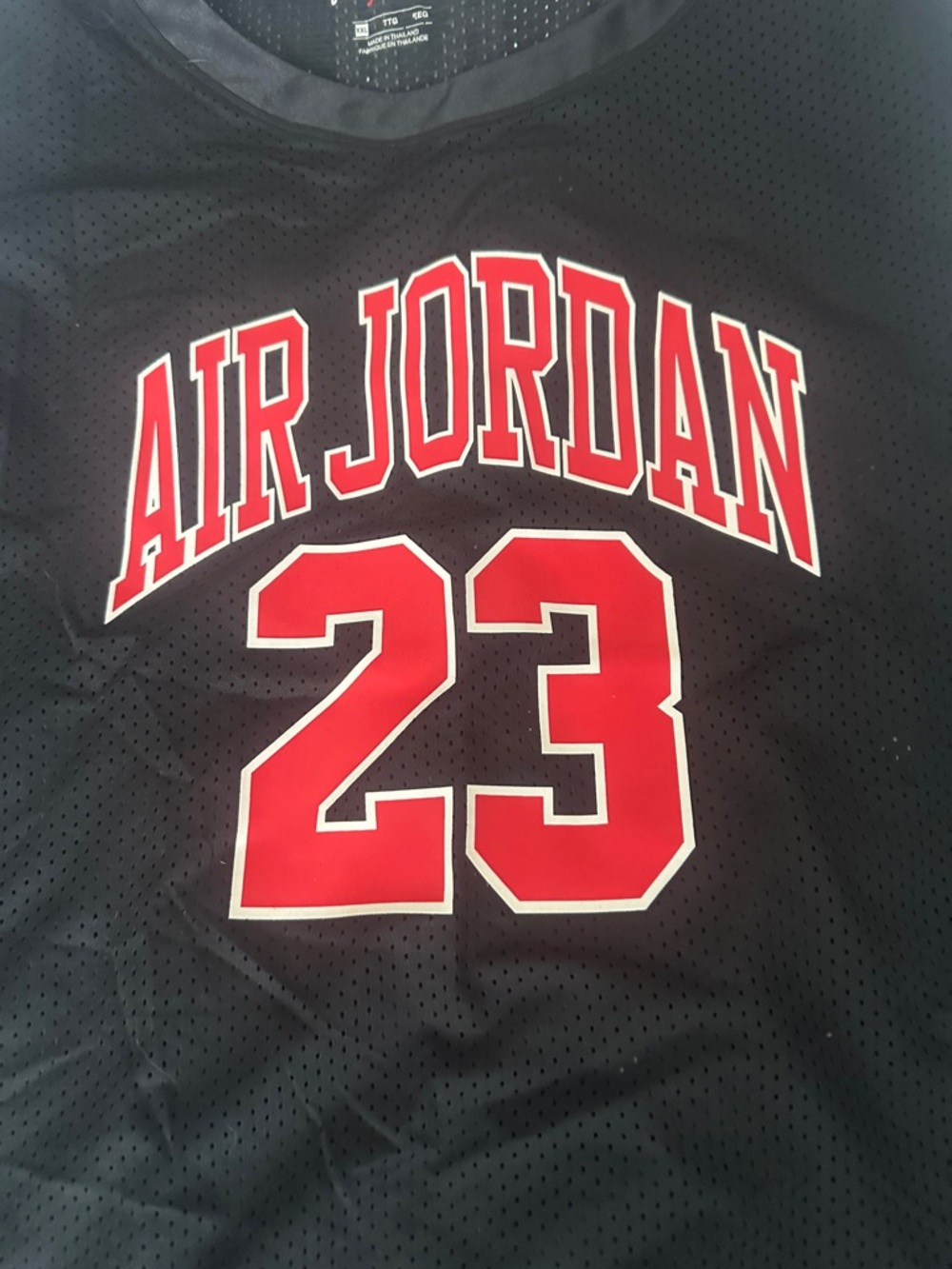 Air Jordan Black Mesh Jersey Chicago bulls and  North Carolina 23 - Picture 3 of 6